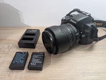 Nikon D5100 con obiettivo 18-105mm stabilizzato