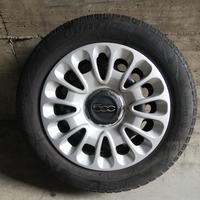 Ruote per FIAT 500L con cerchi 5 fori -copricerchi