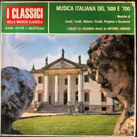 Vinile Musica Italiana del 600 e 700