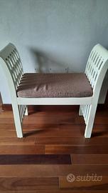 Sedia in legno bianca