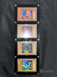 Yugioh Cornice Con 4 Carte Iconiche Jap