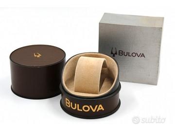 Scatola Orologi Bulova Accutron Marrone Vintage