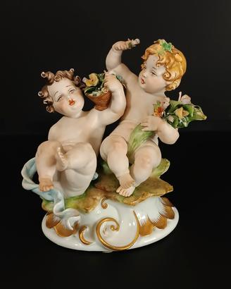 statuetta porcellana vintage Capodimonte "Tosca"