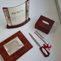 Set da scrivania in argento