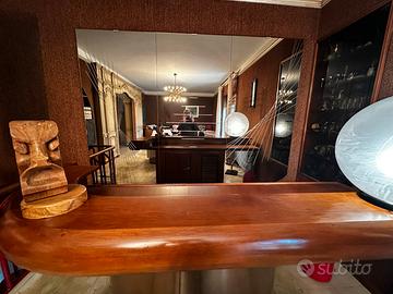 Mobile Bar Artigianale in Legno Massello