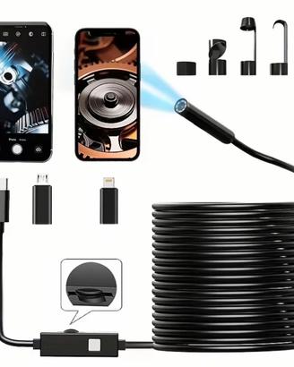 Endoscopio collegato allo smartphone
