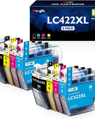 Set 8 cartucce stampanti Brother NUOVE
