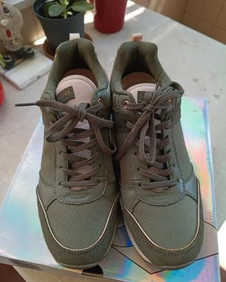 skecher street milion High n fly verde oliva