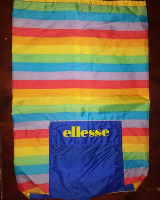 Zainetto Ellesse anni 80 arcobaleno