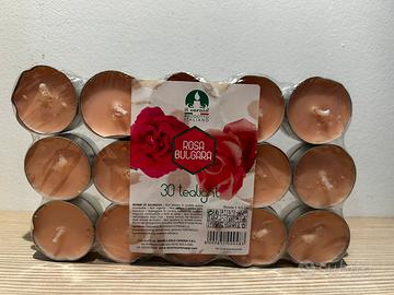 Candele tea light rosa bulgara