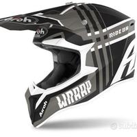 Casco Airoh Wraap Broken Anthracite Matt