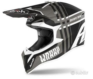 Casco Airoh Wraap Broken Anthracite Matt
