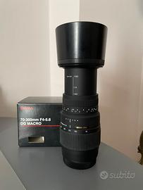 obiettivo sigma 70-300 mm f/4-5.6 dg macro