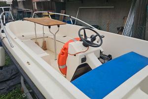 barca e carrello in buone condizioni 