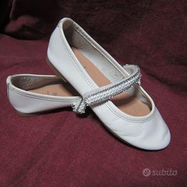 Ballerine Bata Bambina Bianche con strass Mis. 32