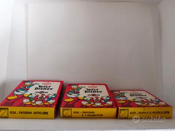 Tre pellicole Paperino Walt Disney  anni 60