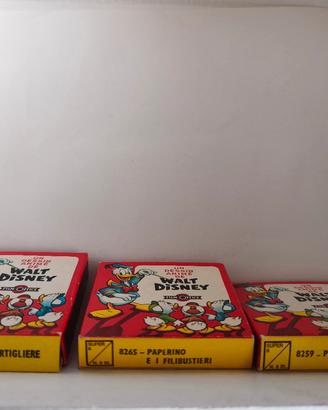 Tre pellicole Paperino Walt Disney  anni 60