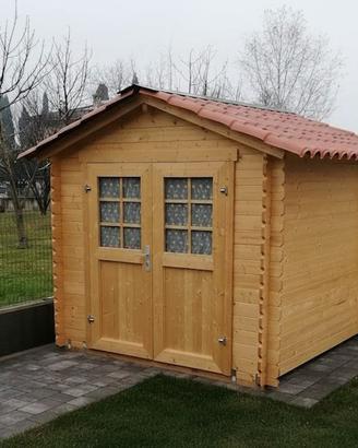 CASETTA DI LEGNO SORRENTO 240x240x222h