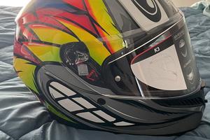 casco moto agv e giacca axo