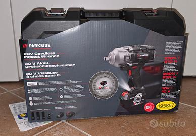 Avvitatore a impulsi Parkside 20v + batteria 4ah