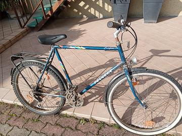 bicicletta City bike Pugeot
