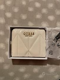 Portafoglio GUESS Aldina piccolo white - nuovo