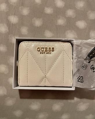 Portafoglio GUESS Aldina piccolo white - nuovo