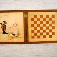 Scacchiera dipinta da Giacomo Anglesio