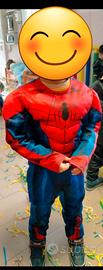 vestito carnevale spiderman 