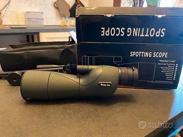 Cannocchiale 25-75x60 Zoom + Supporto Smartphone