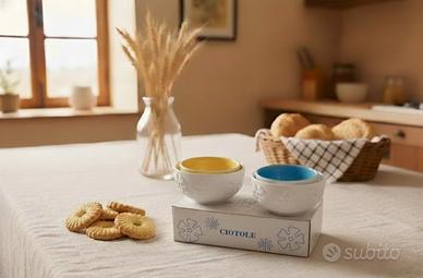 Set 2 + 2 Ciotole Mulino Bianco  2010 - nuove