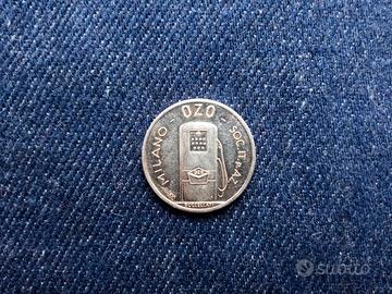 Gettone argento OZO benzina Mantova calcio sponsor