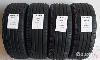 4 gomme 215 50 18 pirelli a539