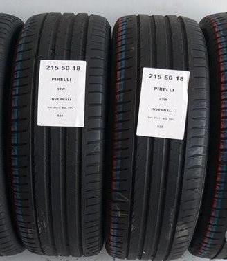 4 gomme 215 50 18 pirelli a539