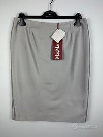 Gonna MaxMara I46/USA12 grigio NUOVO