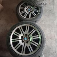 4 Gomme antineve BMW con cerchi in lega
