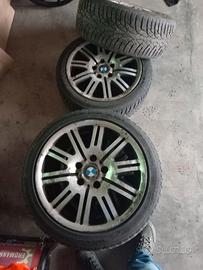 4 Gomme antineve BMW con cerchi in lega