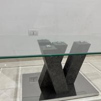 Tavolino da salotto YURI in vetro