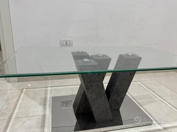 Tavolino da salotto YURI in vetro