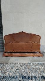 Letto matrimoniale vintage 