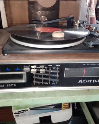 Compatto Giradischi Asaki