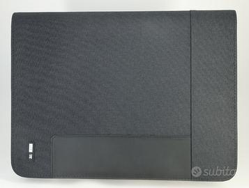 Portablocco in tessuto nero City Time