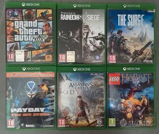 lotto di 6 giochi per Xbox one