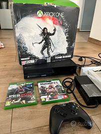 Microsoft Xbox one 1TB nero controller + scatola
