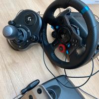 Logitech g29+cambio ad H + upgrade 3drap