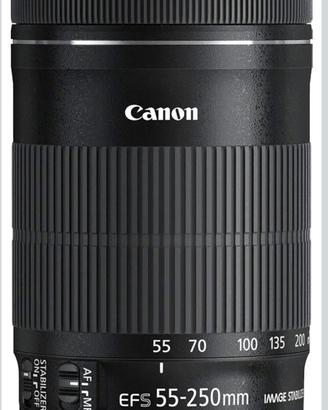 obbiettivo canon EF-S 55-250 stm