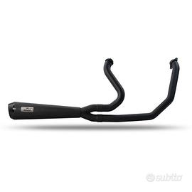 Sistema Scarico Malparidos 2-1 Softail M8 Nero - C