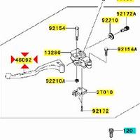 Leva Frizione Kawasaki Ninja 250 460920030