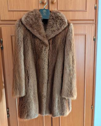giaccone di castoro vintage
