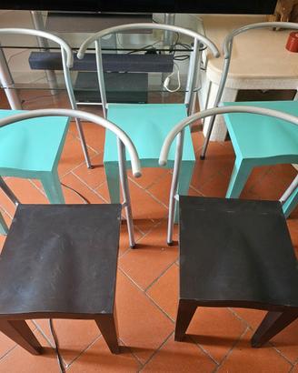 Kartell n. 5 sedie Dr Glob